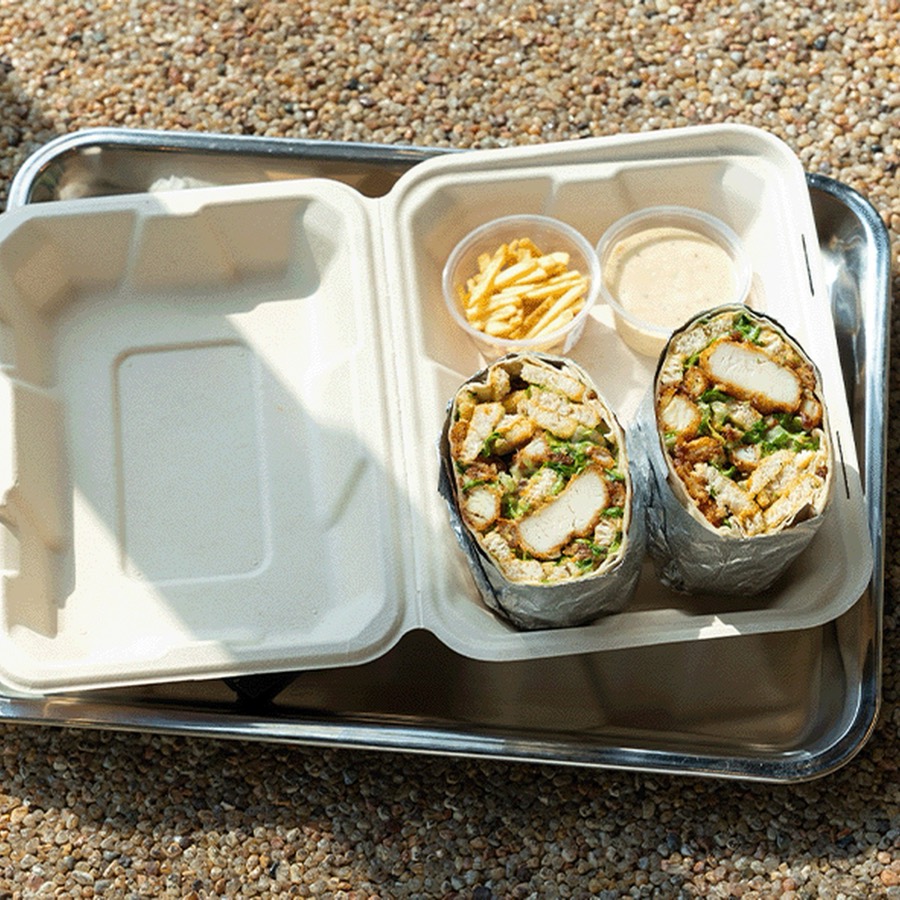 Chopped Chicken Caesar Wrap Large — A larger chopped chicken caesar wrap — from the OLS menu, Al Khobar