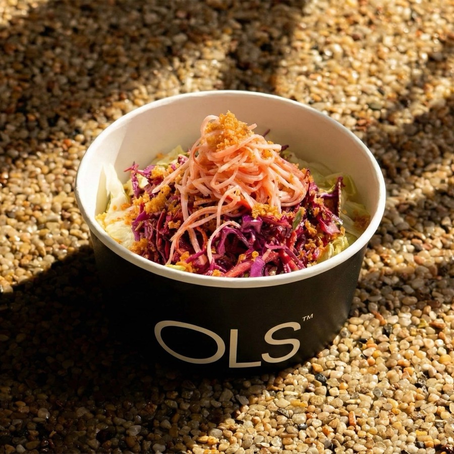 Crab Crunch Salad — Crab, crunchy veg, sesame dressing — from the OLS menu, Al Khobar